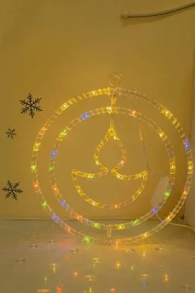 Double Round Pandant RGB Diya